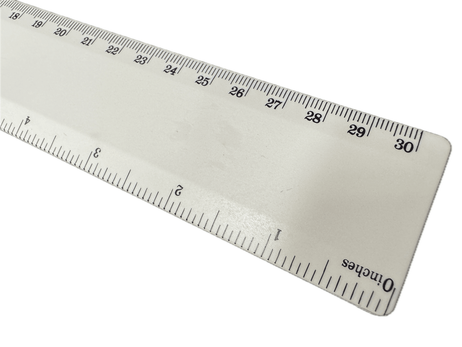 50 Eco-Friendly 30cm Rulers | Biodegradable Corn Bulk School Office White - The Focus Station